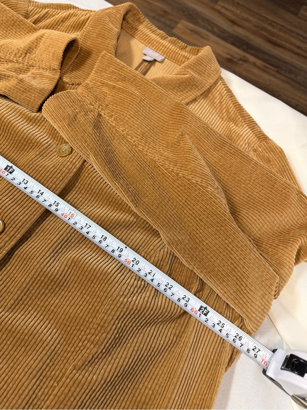 J. Jill Corduroy Button-Front Jacket Camel Color Mid Thigh Length Women’s 3X - Picture 7 of 10